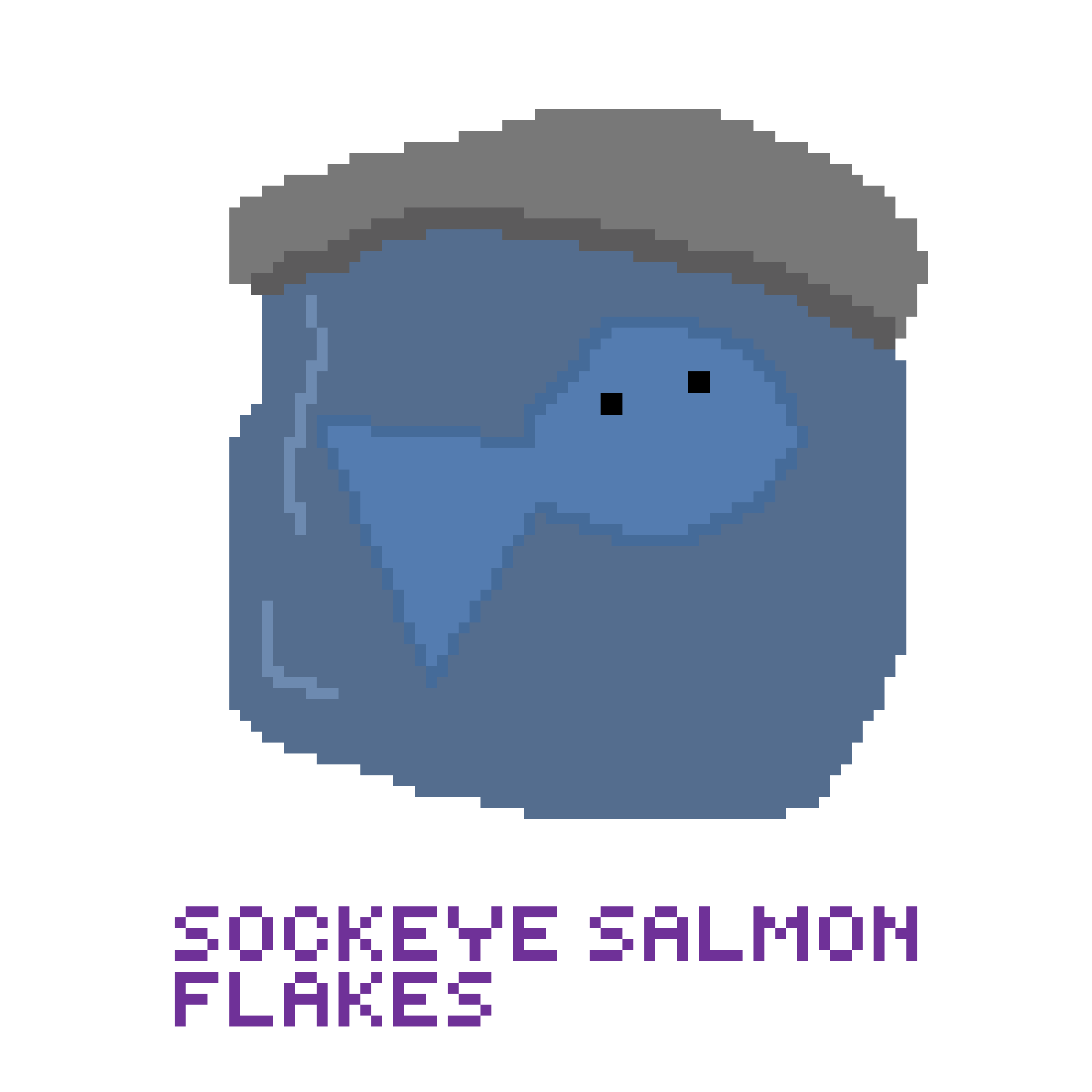 sockeye salmon flakes by my friend colton!!